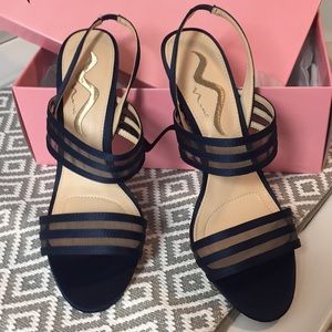 Shoes-Nina size 8.5 navy dress shoes